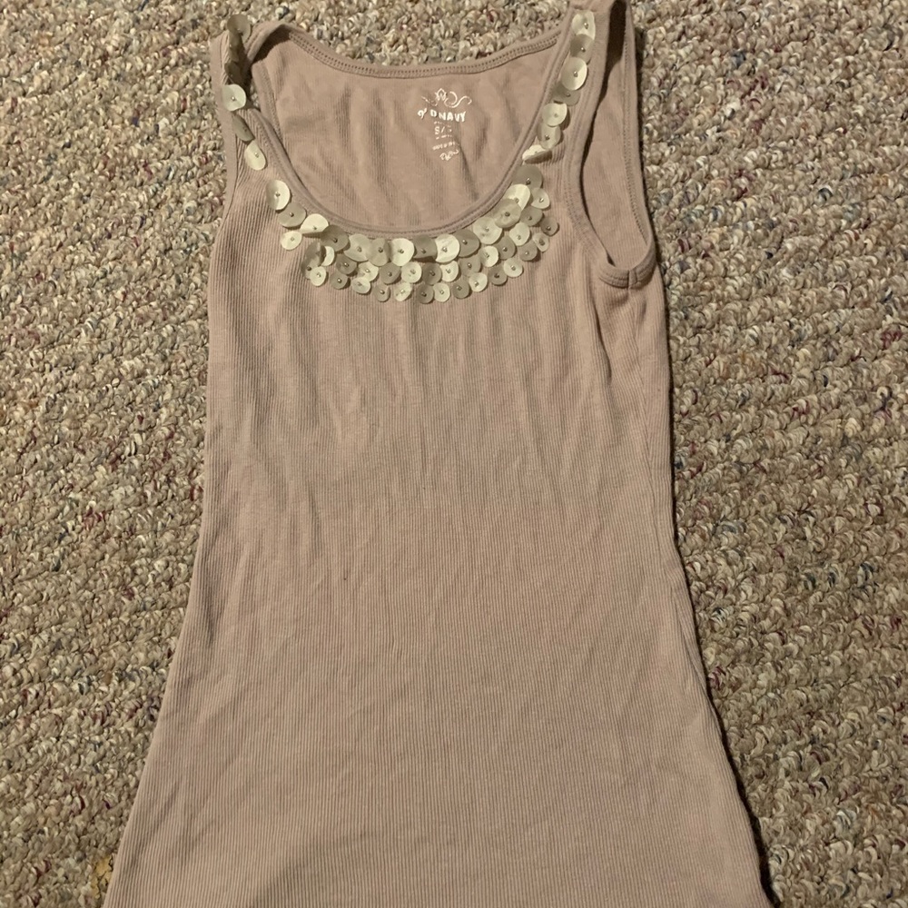 Old navy sequin tank top